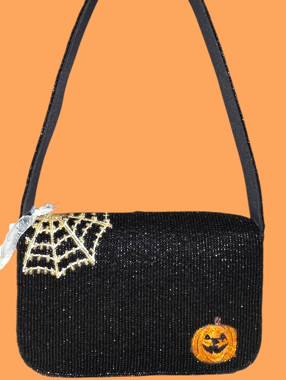 NEW Made in India Halloween Dogs Costume Beaded Shoulder Bag - Picture 2 of 15